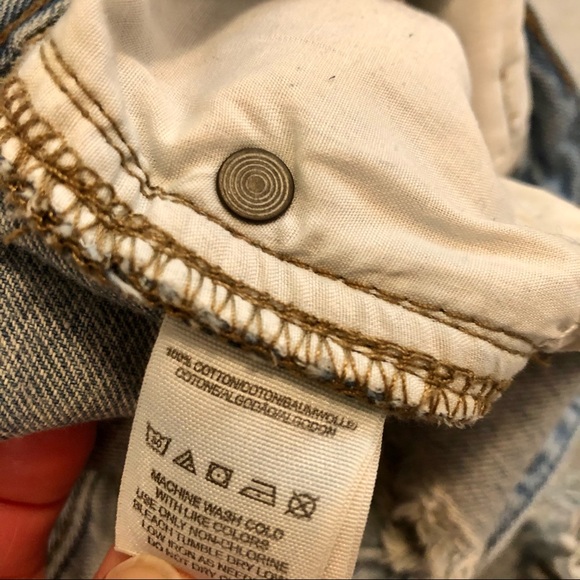 ✅SOLD![Free People] Button Fly Cutoff Denim Shorts - Picture 8 of 15